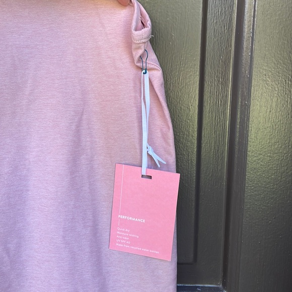 Market & Spruce Active Side Tie Tank in Pink, size L - Picture 7 of 8